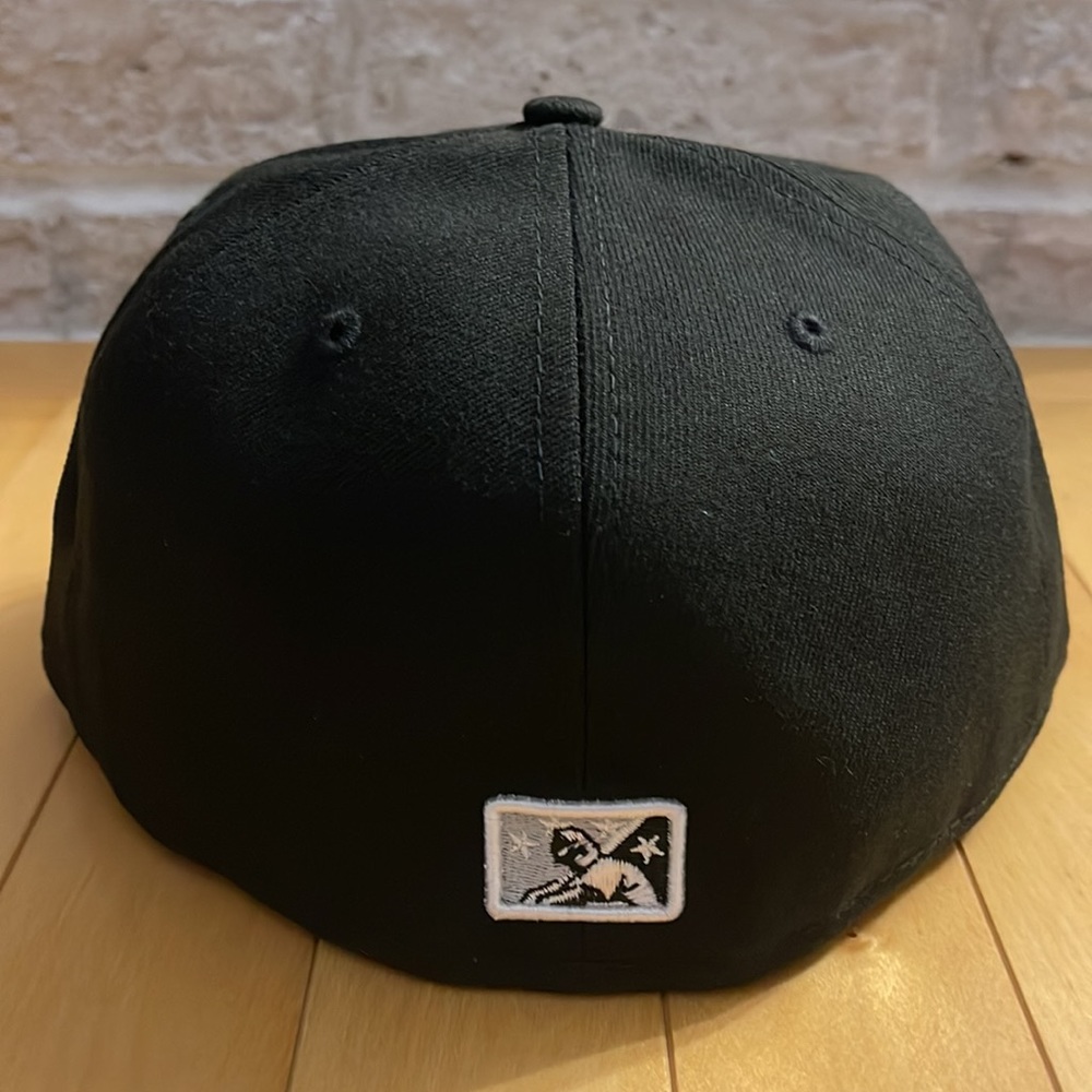 New Era 59Fifty Great Falls White Sox Fitted Hat Size 7 5/8 Grey UV MiLB - Picture 2 of 5